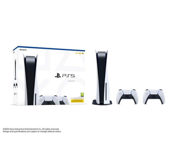 Sony PS5 825GB + DualSense Biały - 1468555 - zdjęcie